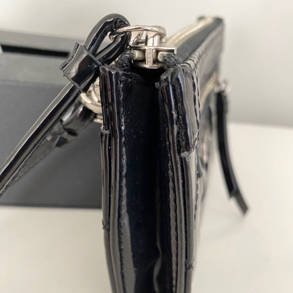 Coach Black Patent Leather Wristlet - Picture 5 of 6